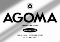 Agoma Font - Featured Image