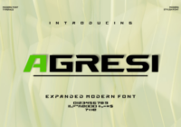 Agresi Font - Featured Image