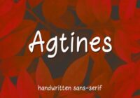 Agtines Font - Featured Image