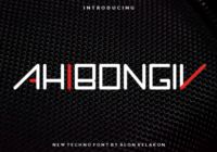 Ahibongiv Font - Featured Image
