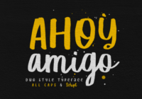 Ahoy Amigo Font - Featured Image