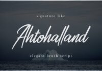 Ahtohalland Font - Featured Image