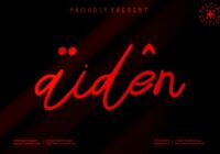 Aiden Font - Featured Image