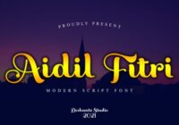 Aidil Fitri Font - Featured Image