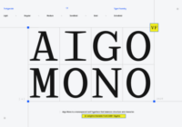 Aigo Mono Font - Featured Image