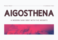 Aigosthena Font - Featured Image