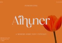Aihuner Font - Featured Image