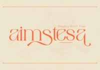 Aimstesa Font - Featured Image