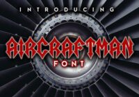Aircraftman Font - Featured Image
