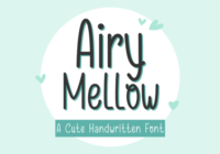 Airy Mellow Font - Featured Image