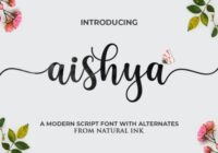 Aishya Font - Featured Image