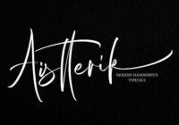 Aistterik Font - Featured Image