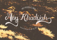 Aisy Khadijah Font - Featured Image
