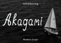 Akagami Font - Featured Image
