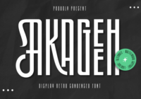 Akageeh Font - Featured Image