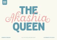 Akashia Font - Featured Image