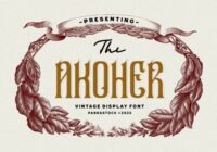 Akoher Font - Featured Image