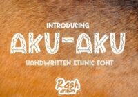 Aku-aku Font - Featured Image