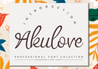 Akulove Font - Featured Image