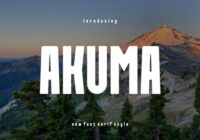 Akuma Font - Featured Image