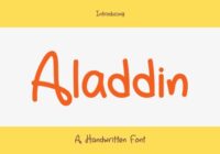 Aladdin Font - Featured Image
