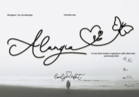Alangia Font - Featured Image