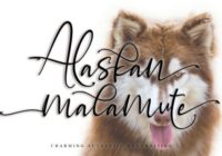 Alaskan Malamute Font - Featured Image