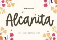 Alcanita Font - Featured Image