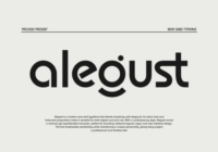 Alegust Font - Featured Image