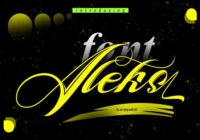 Aleks Font - Featured Image