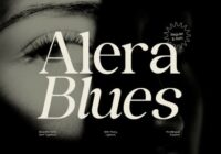 Alera Blues Font - Featured Image