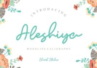 Aleshiya Font - Featured Image