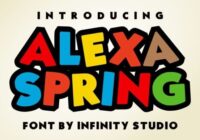Alexa Spring Font - Featured Image