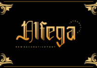Alfega Font - Featured Image
