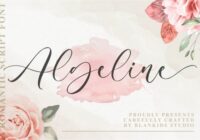 Algeline Font - Featured Image