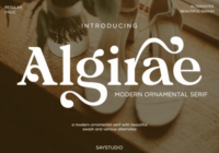 Algirae Font - Featured Image