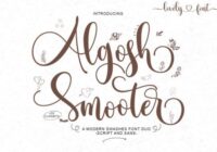 Algosh Smooter Font - Featured Image