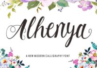 Alhenya Font - Featured Image