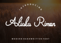 Aliaka Rimon Font - Featured Image