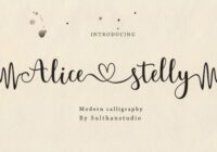 Alice Stelly Font - Featured Image