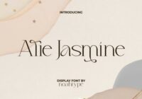Alie Jasmine Font - Featured Image