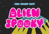 Alien Spooky Font - Featured Image