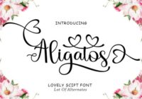 Aligatos Font - Featured Image