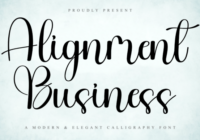 Alignment Business Font - Featured Image
