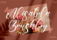 Alisabela Brushley Font - Featured Image
