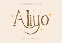 Aliyo Script Font - Featured Image