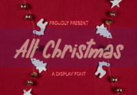 All Christmas Font - Featured Image