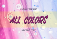All Colors Font - Featured Image