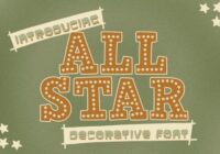 All Star Font - Featured Image