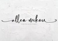 Allea Mikou Font - Featured Image
